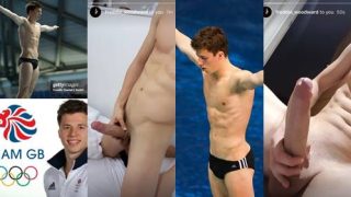 Olympian diver Freddie Woodward jerks off